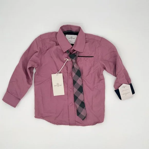 Craft + Flow | Shirts & Tops | Nwt 3t Craft Flow Boys Button Up Long Sleeve Dress Shirt Tie | Poshmark Craft + Flow | Shirts & Tops | Nwt 3t Craft Flow Boys Button Up Long Sleeve Dress Shirt Tie | Poshmark